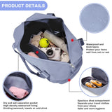 Travel Duffle Bag Large Gym Tote Bag for Women,  Weekender Bag Dry & Wet Seperated Design Carry on Bag for Airplane, Ladies Beach Bag Overnight Bag Waterproof Hospital Bag Luggage Bag, 36L