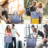 Travel Duffle Bag Large Gym Tote Bag for Women,  Weekender Bag Dry & Wet Seperated Design Carry on Bag for Airplane, Ladies Beach Bag Overnight Bag Waterproof Hospital Bag Luggage Bag, 36L