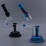 Silicone Tobacco Pipe Glass With LED Light