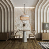 Rattan Living Room Chandelier Pastoral Southeast Asia Tea Room Living Room Bedroom Lamp