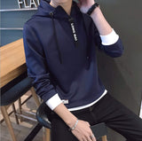 Mens Pull Over Hoodie with Zipper - Presidential Brand (R)