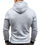 Mens Zipper Pullover Hoodie in Black - Presidential Brand (R)