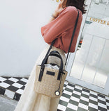 Straw Bucket Bag - Presidential Brand (R)
