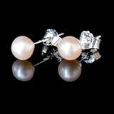 June Petite Cultured Pearl Stud Earrings - Presidential Brand (R)