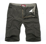 Mens Army Green Cargo Shorts - Presidential Brand (R)