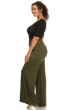 Plus Size Women's Palazzo Pants Hight Waisted Made in the USA - Presidential Brand (R)
