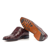 Whole Cut Alligator texture Shoes