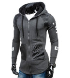 Mens Street Style Biker Hoodie - Presidential Brand (R)