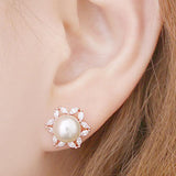 Hannah Pearl Stud Earrings - Presidential Brand (R)