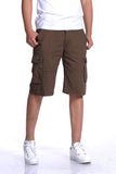 Mens Army Green Cargo Shorts - Presidential Brand (R)