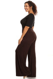 Plus Size Women's Palazzo Pants Hight Waisted Made in the USA - Presidential Brand (R)
