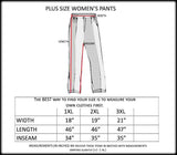 Plus Size Women's Palazzo Pants Hight Waisted Made in the USA - Presidential Brand (R)