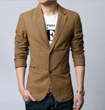 Mens Casual Canvas Blazer - Presidential Brand (R)