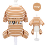 Warm Dog Clothes Soft Cotton Puppy Jumpsuit T-shirt Autumn Winter Clothing Coat For Small Medium Dogs Cats Chihuahua Yorkshire