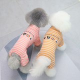 Warm Dog Clothes Soft Cotton Puppy Jumpsuit T-shirt Autumn Winter Clothing Coat For Small Medium Dogs Cats Chihuahua Yorkshire