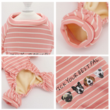 Warm Dog Clothes Soft Cotton Puppy Jumpsuit T-shirt Autumn Winter Clothing Coat For Small Medium Dogs Cats Chihuahua Yorkshire