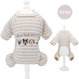 Warm Dog Clothes Soft Cotton Puppy Jumpsuit T-shirt Autumn Winter Clothing Coat For Small Medium Dogs Cats Chihuahua Yorkshire