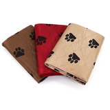 Washable Pet Diaper Mat Waterproof Dog Urine Pad Reusable Dogs Cat Diapers Pads Cute Paw Print Seat Cover Mats For Sofa Bed