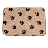Washable Pet Diaper Mat Waterproof Dog Urine Pad Reusable Dogs Cat Diapers Pads Cute Paw Print Seat Cover Mats For Sofa Bed