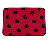 Washable Pet Diaper Mat Waterproof Dog Urine Pad Reusable Dogs Cat Diapers Pads Cute Paw Print Seat Cover Mats For Sofa Bed