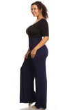 Plus Size Women's Palazzo Pants Hight Waisted Made in the USA - Presidential Brand (R)