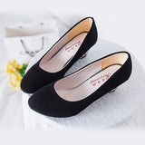 Pumps Women Slip On Casual Leopard Wedge Heels Platform Leisure Shoes - Presidential Brand (R)