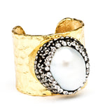 Aphrodite Baroque Pearl Statement Ring - Presidential Brand (R)
