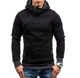 Mens Zipper Pullover Hoodie in Black - Presidential Brand (R)