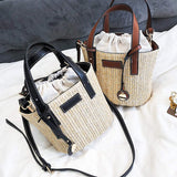 Straw Bucket Bag - Presidential Brand (R)