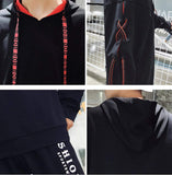 Mens Hoodie with Criss Cross Sleeve - Presidential Brand (R)