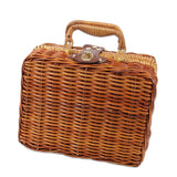 Mini Vintage Wicker Clutch Bag - Presidential Brand (R)