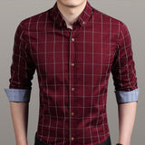 Mens Checkered Collar Shirt - Presidential Brand (R)