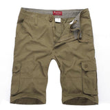 Mens Army Green Cargo Shorts - Presidential Brand (R)