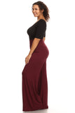 Plus Size Women's Palazzo Pants Hight Waisted Made in the USA - Presidential Brand (R)