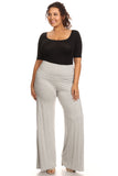 Plus Size Women's Palazzo Pants Hight Waisted Made in the USA - Presidential Brand (R)