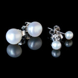 June Petite Cultured Pearl Stud Earrings - Presidential Brand (R)