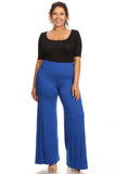 Plus Size Women's Palazzo Pants Hight Waisted Made in the USA - Presidential Brand (R)