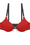 Ladies two tone tie up bra - Presidential Brand (R)