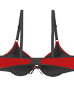 Ladies two tone tie up bra - Presidential Brand (R)
