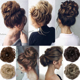 Synthetic Flexible Hair Buns Curly Scrunchy Ponytail - Presidential Brand (R)