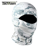 TACVASEN Tactical Camouflage Balaclava Full Face Mask Wargame Hunt Shoot Army Bike Military Helmet Liner Combat Airsoft Gears - Presidential Brand (R)