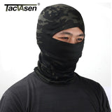 TACVASEN Tactical Camouflage Balaclava Full Face Mask Wargame Hunt Shoot Army Bike Military Helmet Liner Combat Airsoft Gears - Presidential Brand (R)