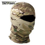 TACVASEN Tactical Camouflage Balaclava Full Face Mask Wargame Hunt Shoot Army Bike Military Helmet Liner Combat Airsoft Gears - Presidential Brand (R)