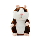 Talking Hamster Mouse Pet Christmas Toy Speak Talking Sound Record Hamster Educational Plush Toy for Children Christmas Gift - Presidential Brand (R)