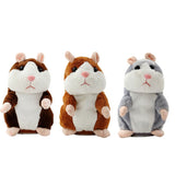 Talking Hamster Mouse Pet Christmas Toy Speak Talking Sound Record Hamster Educational Plush Toy for Children Christmas Gift - Presidential Brand (R)