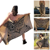 Owl Romper Dress As Seen on TK Viral Video Jumper Dress Jumpsuit Pulling Pocket Up To Neck with The Owl Print on Full Display