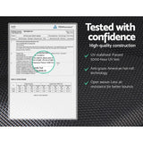 Everfit 14FT Trampoline Round Trampolines With Basketball Hoop Kids Present Gift Enclosure Safety Net Pad Outdoor Multi-coloured - Presidential Brand (R)