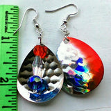 Orange Crest Colorado Blade Earrings - Presidential Brand (R)