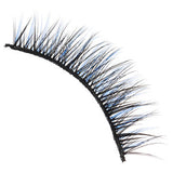 3D False Eyelashes Set Blue False lashes Makeup Natural Eyelashes Extension for Party - Presidential Brand (R)