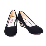 Pumps Women Slip On Casual Leopard Wedge Heels Platform Leisure Shoes - Presidential Brand (R)